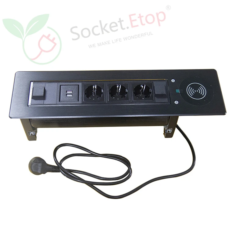 Wireless Charger Flip Power Socket